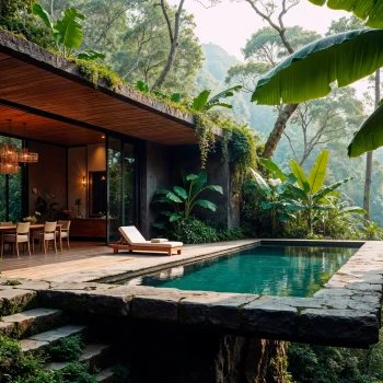 Calm and quiet natural surroundings